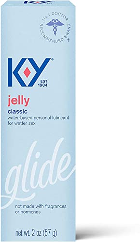 Personal Lubricant, K-Y Jelly Water Based Lube, 2 Ounce (Pack of 6) Personal Lube For Women