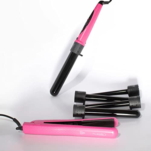 Beauty Creations 6pc Hair Tools Set,Hot Pink