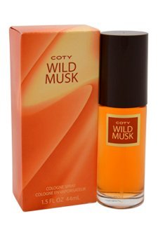 Coty Wild Musk By Coty For Women. Cologne Spray 1.5-Ounces (Pack of 5)