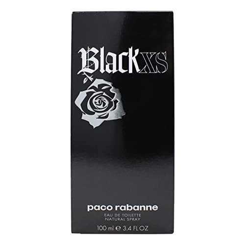 Black XS by Paco Rabanne For Men Eau de Toilette 3.4 FL OZ 100 ML