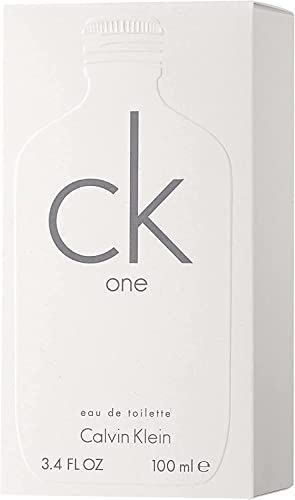 Calvin Klein CK One Unisex Eau de Toilette, 3.3 Fl Oz