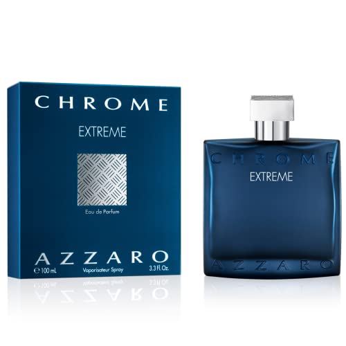 Azzaro Chrome Extreme Eau de Parfum ‚Äö√Ñ√∂‚àö√ë‚àö√Ü Mens Cologne ‚Äö√Ñ√∂‚àö√ë‚àö√Ü Woody, Citrus & Amber Fragrance, 3.4 Fl Oz
