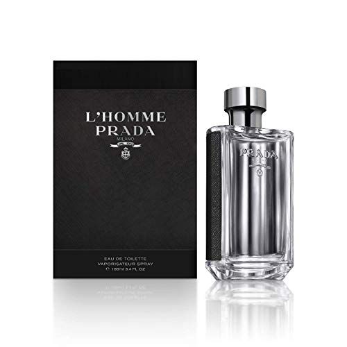 Prada L'Homme For Men Eau De Toilette Spray, 3.4 Fluid Ounce