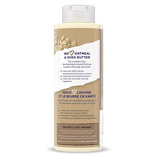 St. Ives Soothing Oatmeal and Shea Butter Body Wash 3 oz (Pack of 12)
