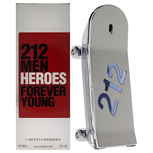 Carolina Herrera 212 Heroes Forever Young EDT Spray Men 3 oz