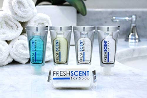 Freshscent Conditioner 1oz (288 Pack) Hotel Travel Size, Bulk Amenities and Toiletries for Hospitality
