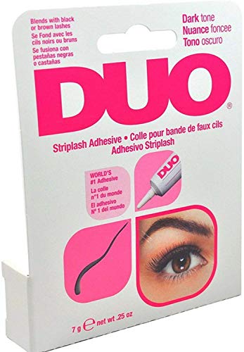 Duo Water Proof Eyelash Adhesive, Dark Tone 1/4 oz (Pack of 12)