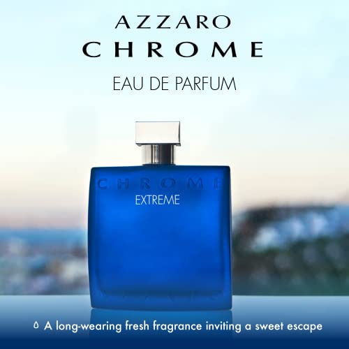 Azzaro Chrome Extreme Eau de Parfum ‚Äö√Ñ√∂‚àö√ë‚àö√Ü Mens Cologne ‚Äö√Ñ√∂‚àö√ë‚àö√Ü Woody, Citrus & Amber Fragrance, 3.4 Fl Oz