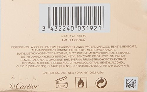 Cartier EDP Spray for Women, La Panthere, 2.5 Ounce (Pack of 2)