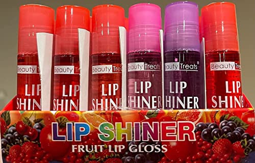 Beauty Treats Lip Shiner Roll-On Fruit Lip Gloss (36 PCS)