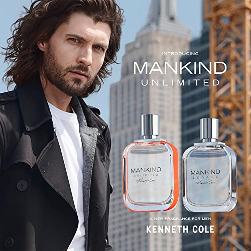 Kenneth Cole Mankind Unlimited Eau de Toilette Cologne for Men, 3.4 Fl Oz