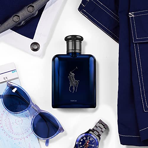 Ralph Lauren - Polo Blue - Parfum - Men's Cologne - Aquatic & Fresh - With Citrus, Oakwood, and Vetiver - Intense Fragrance - 1.3 Fl Oz