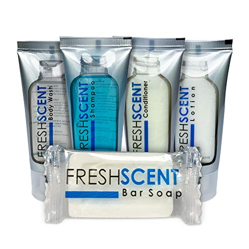 Freshscent Body Wash 1oz (288 Pack) Hotel Travel Size, Bulk Amenities and Toiletries for Hospitality